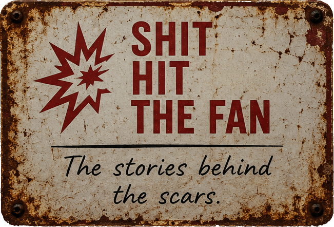 Shit Hit The Fan — the stories behind the scars